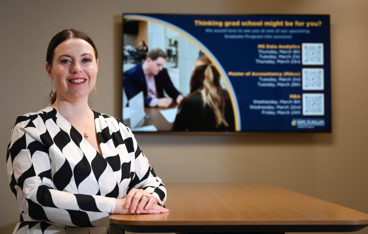 Dr. Claudia Williamson Kramer is the Probasco Distinguished Chair of Free Enterprise and Professor of Economics. Photo by Angela Foster.