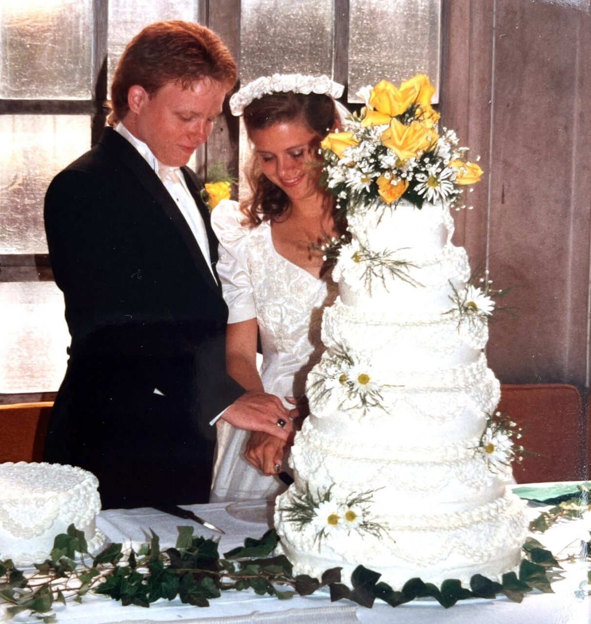Cody and Cindy Gaston's wedding reception took place August 7, 1993, in the Guerry Center. Photo courtesy of Gus Gaston.