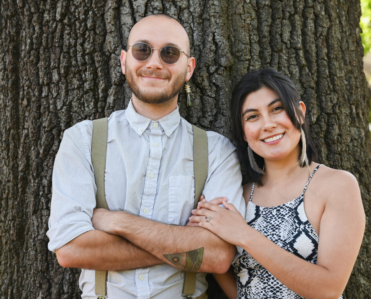 Jared Steiman and Alondra Gomez Nuñez, who were married in 2017, went to middle school, high school and UTC together. Steiman, a 2020 UTC graduate, has been awarded a Fulbright English Teaching Assistantship to Mexico. Photo by Angela Foster.