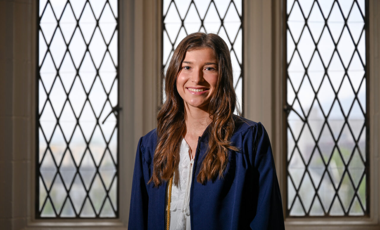 Keslin Moore, a Stophel Scholar in the Gary W. Rollins College of Business, is graduating with a bachelor’s degree in marketing and a minor in communication. 