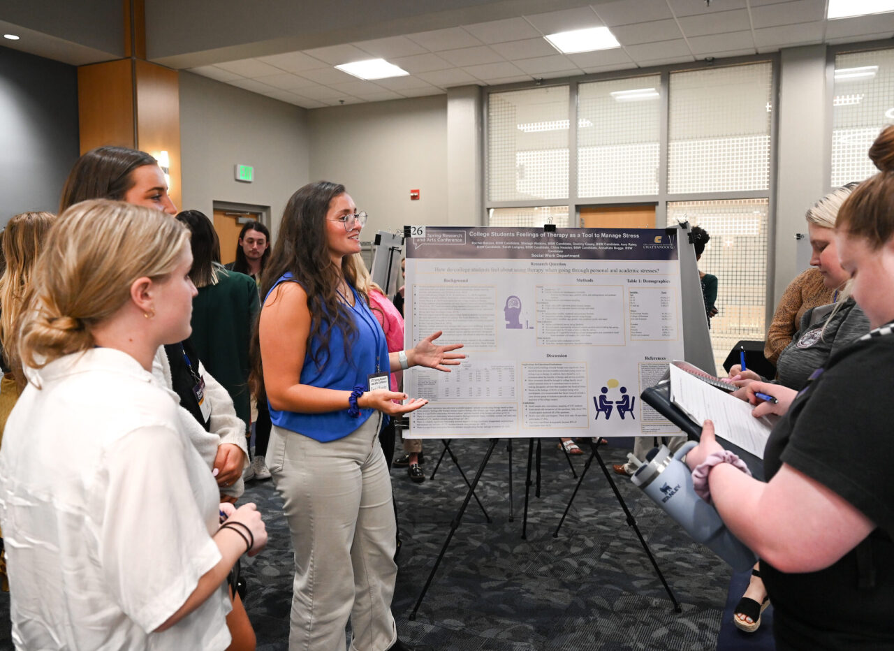More than 260 unique presentations took place at the 2023 UTC Spring Research and Arts Conference. Photo by Angela Foster.