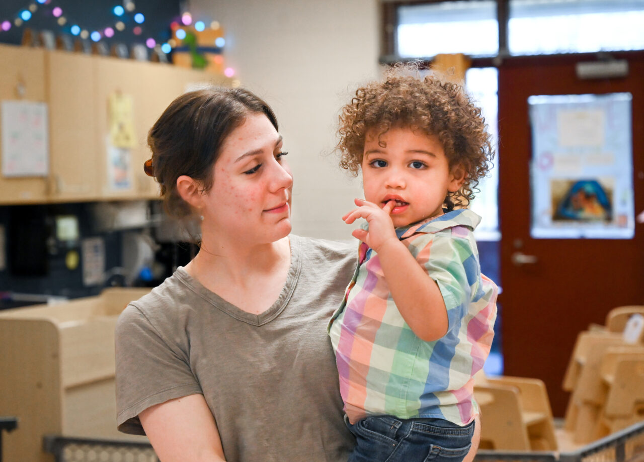 Students work in the UTC Children’s Center Thursday, March 23, 2023 in Brown Academy. Emily Rollins, Early Childhood Education