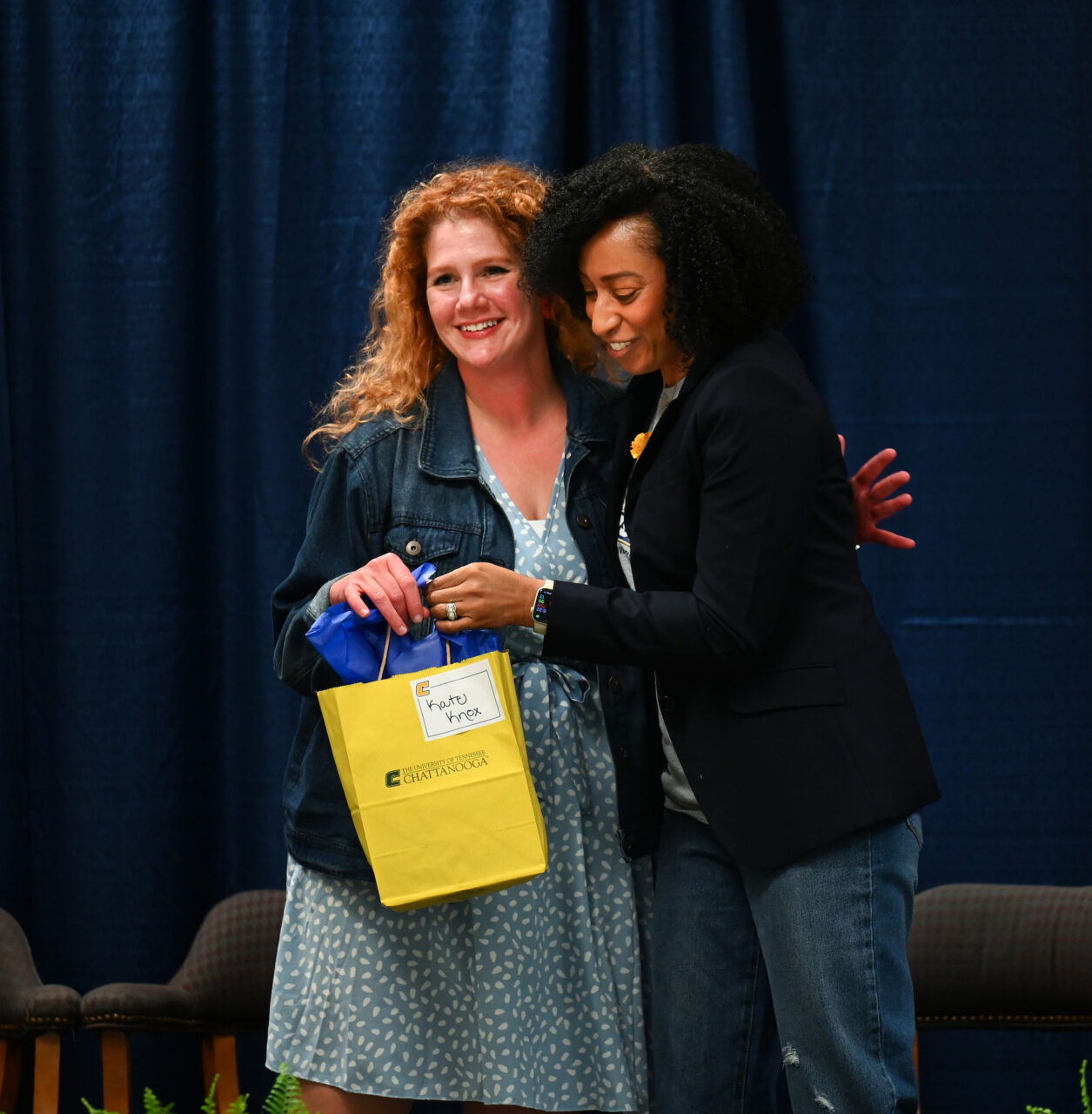 Students and their families attend the kickoff for University High on Thursday, April 27, 2023 in the Chattanooga Room.