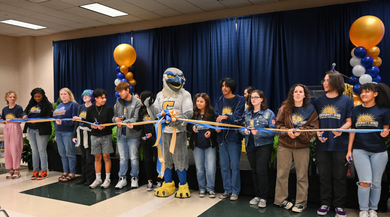Students and their families attend the kickoff for University High on Thursday, April 27, 2023 in the Chattanooga Room.
