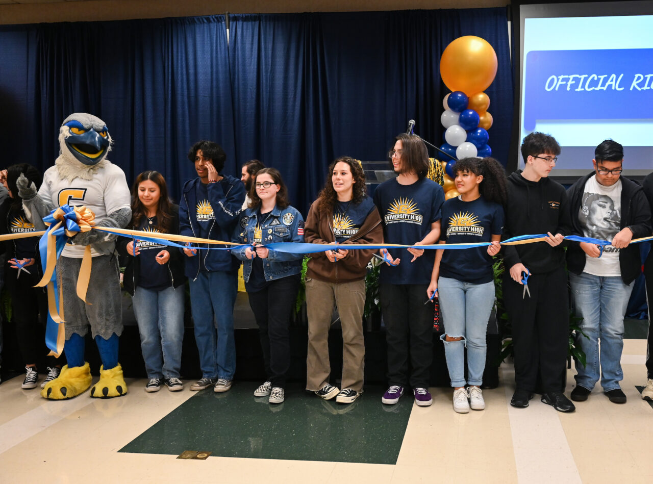 Students and their families attend the kickoff for University High on Thursday, April 27, 2023 in the Chattanooga Room.