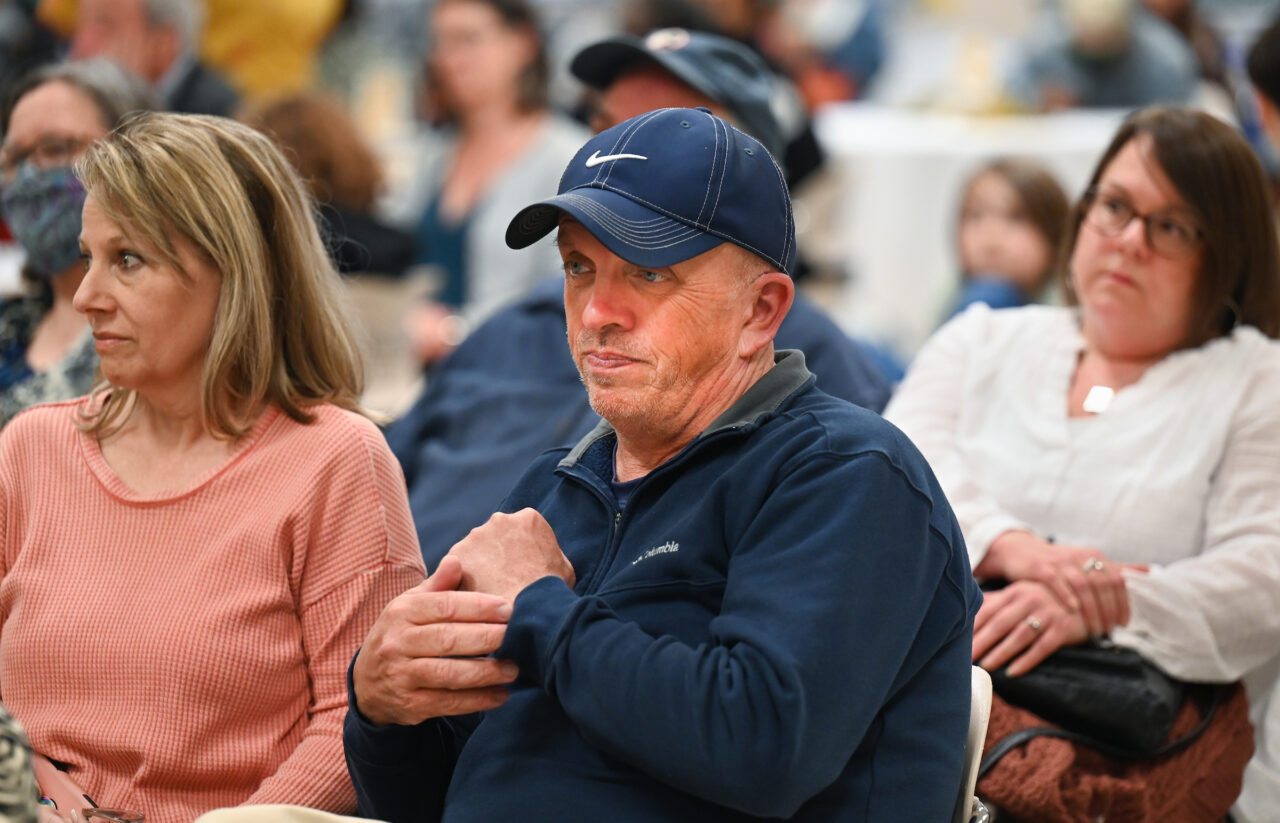 Students and their families attend the kickoff for University High on Thursday, April 27, 2023 in the Chattanooga Room.