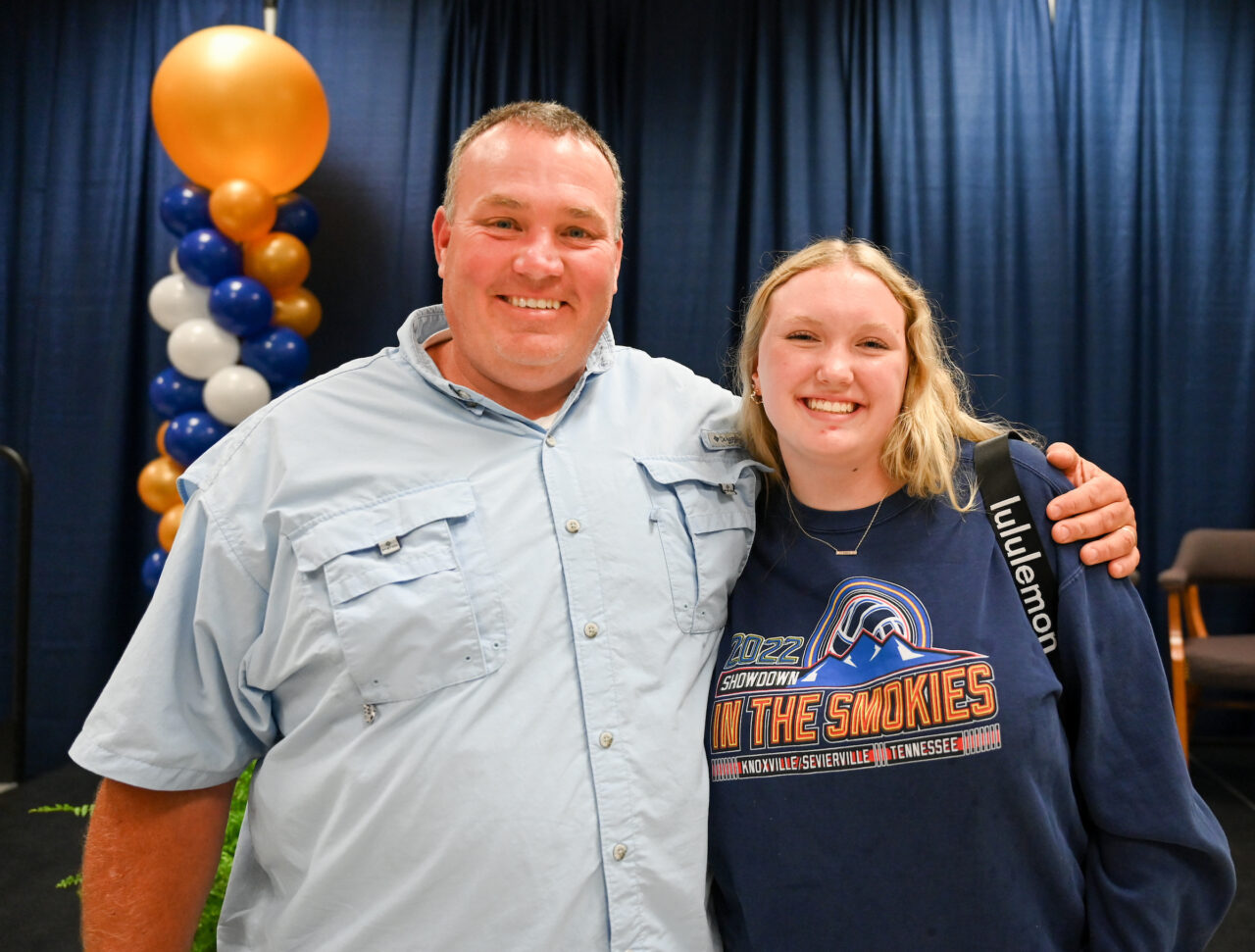 Students and their families attend the kickoff for University High on Thursday, April 27, 2023 in the Chattanooga Room.