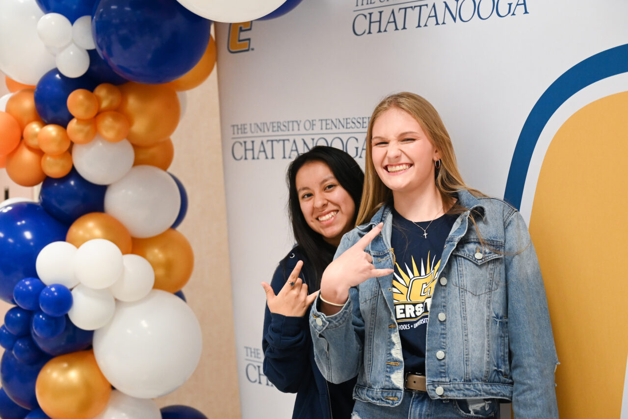 Students and their families attend the kickoff for University High on Thursday, April 27, 2023 in the Chattanooga Room.