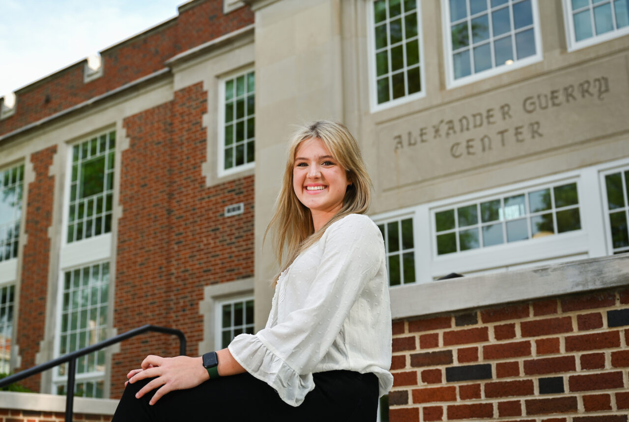 Emma Roy, the recipient of a U.S. Department of State's Critical Language Scholarship, will be heading to Taiwan in June to study Chinese. Photo by Angela Foster.