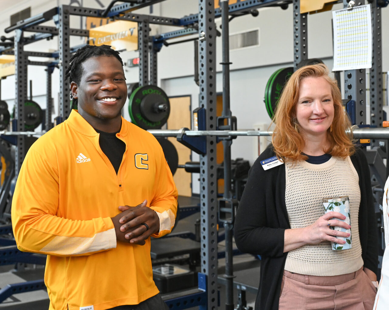 Food City and UTC representatives attend an event Thursday, May 25 in the Brenda Lawson Student-Athlete Success Center to announce that Food City will be funding a Fueling Station featuring healthy food options for athletes.