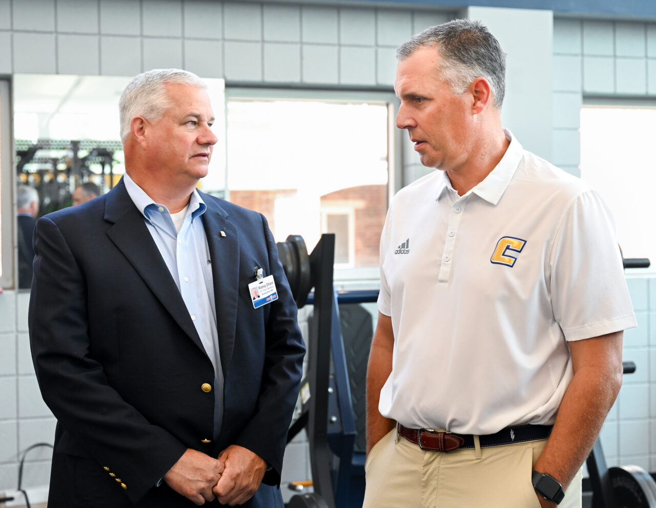 Food City and UTC representatives attend an event Thursday, May 25 in the Brenda Lawson Student-Athlete Success Center to announce that Food City will be funding a Fueling Station featuring healthy food options for athletes.