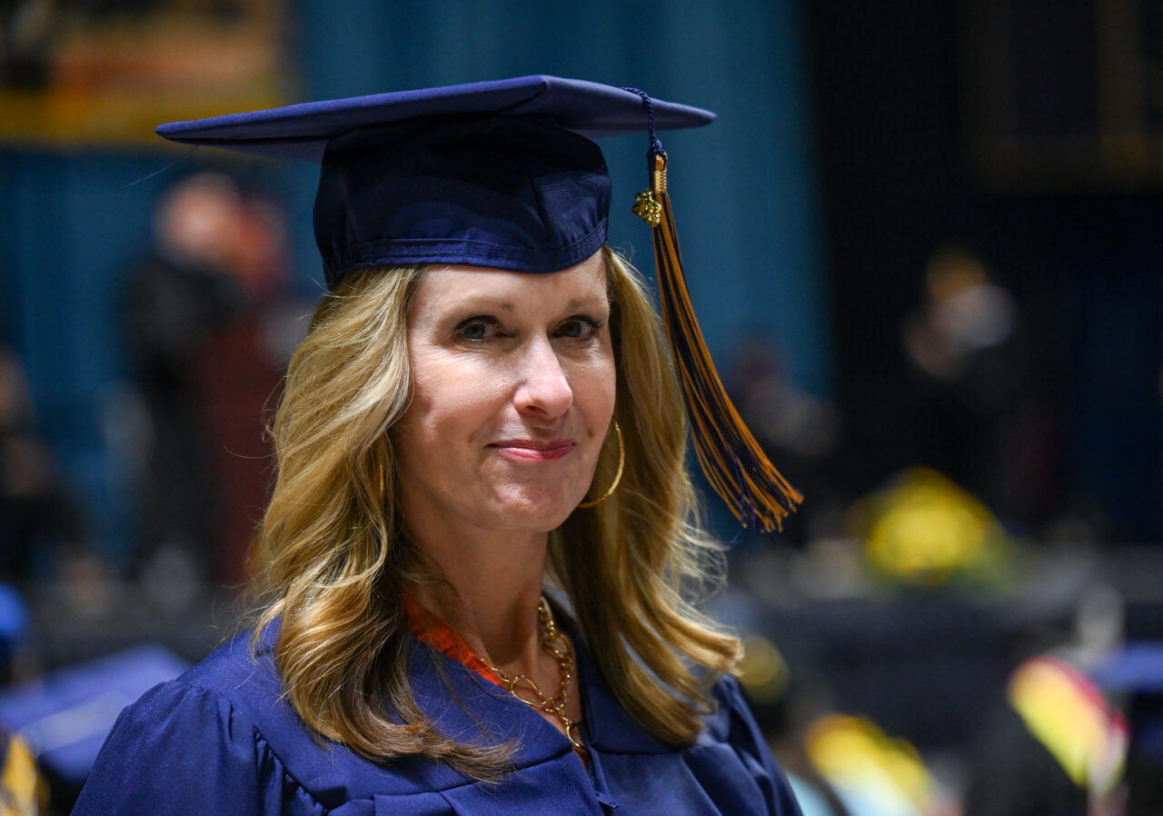 Robyn Berry, who participated in May 5 UTC commencement ceremonies, completed her bachelor's degree after joining the BAS-AL program. Photo by Angela Foster.