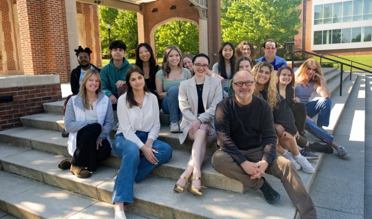 Will Davis, who teaches podcasting at UTC and is outreach manager for the UTC PodLab, and the class that made the “Tennessee Valley Across the Table” series.