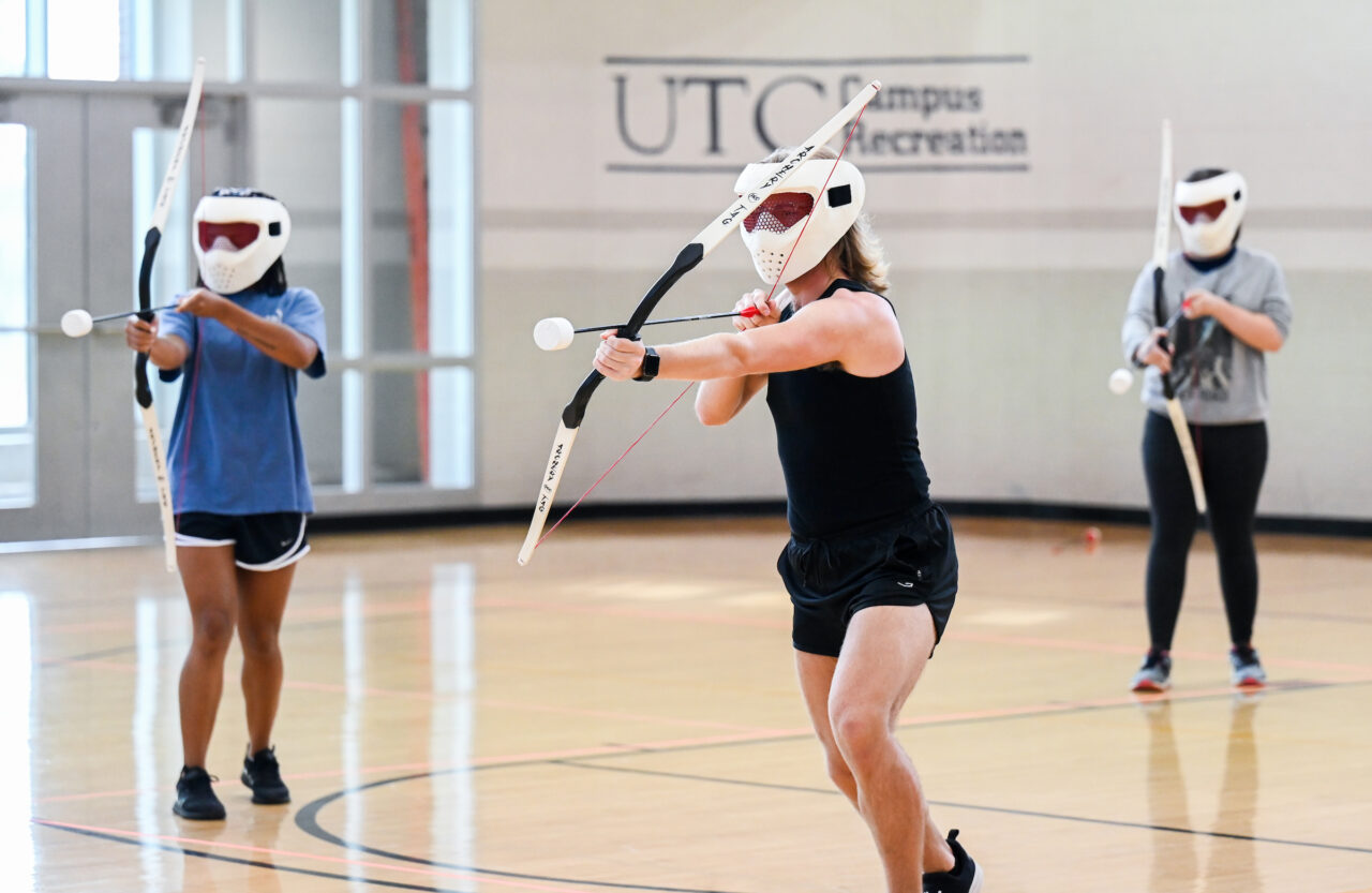 Orientation leaders participate in activities Thursday, June 1, 2023 in the ARC.