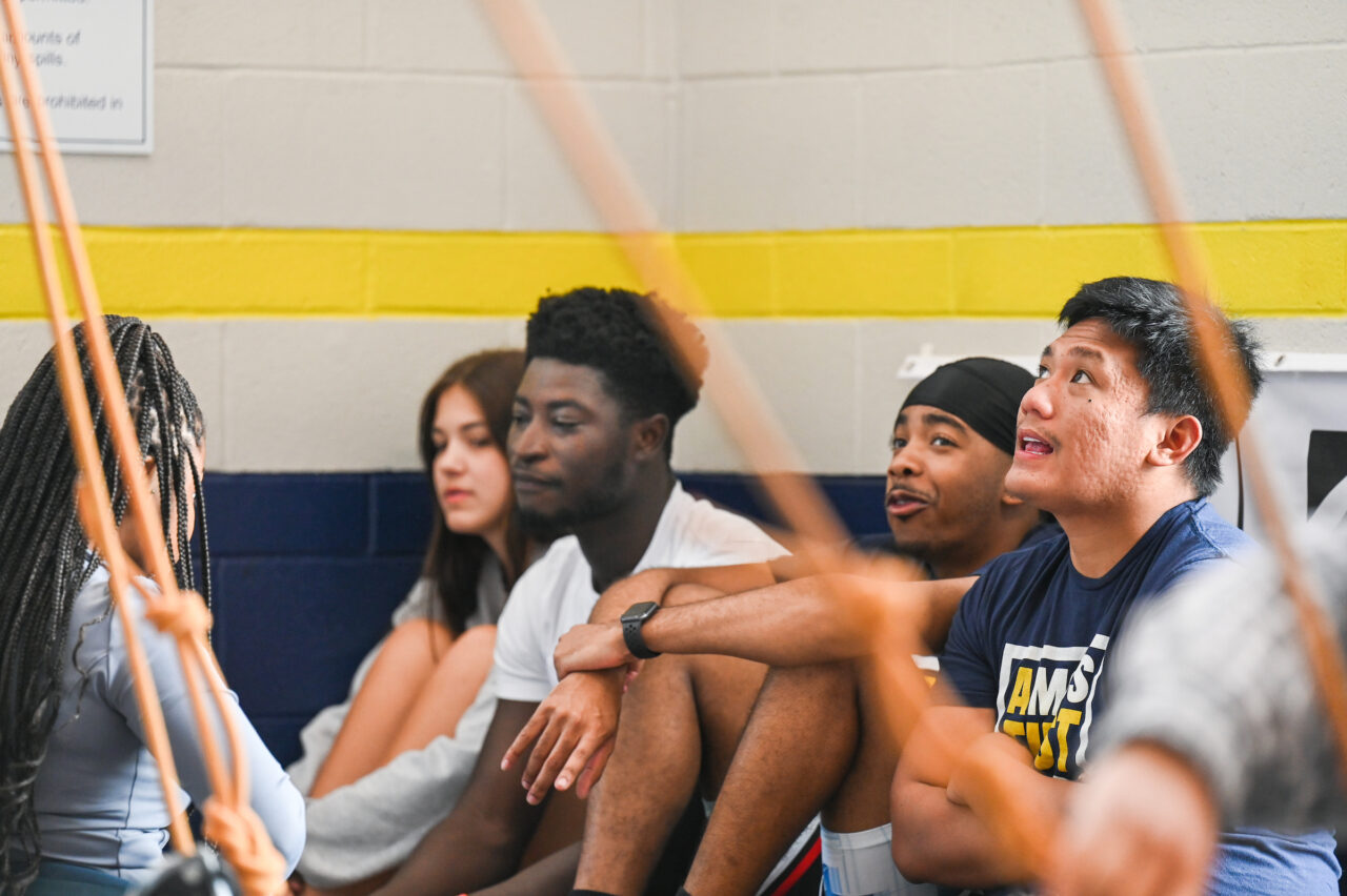 Orientation leaders participate in activities Thursday, June 1, 2023 in the ARC.