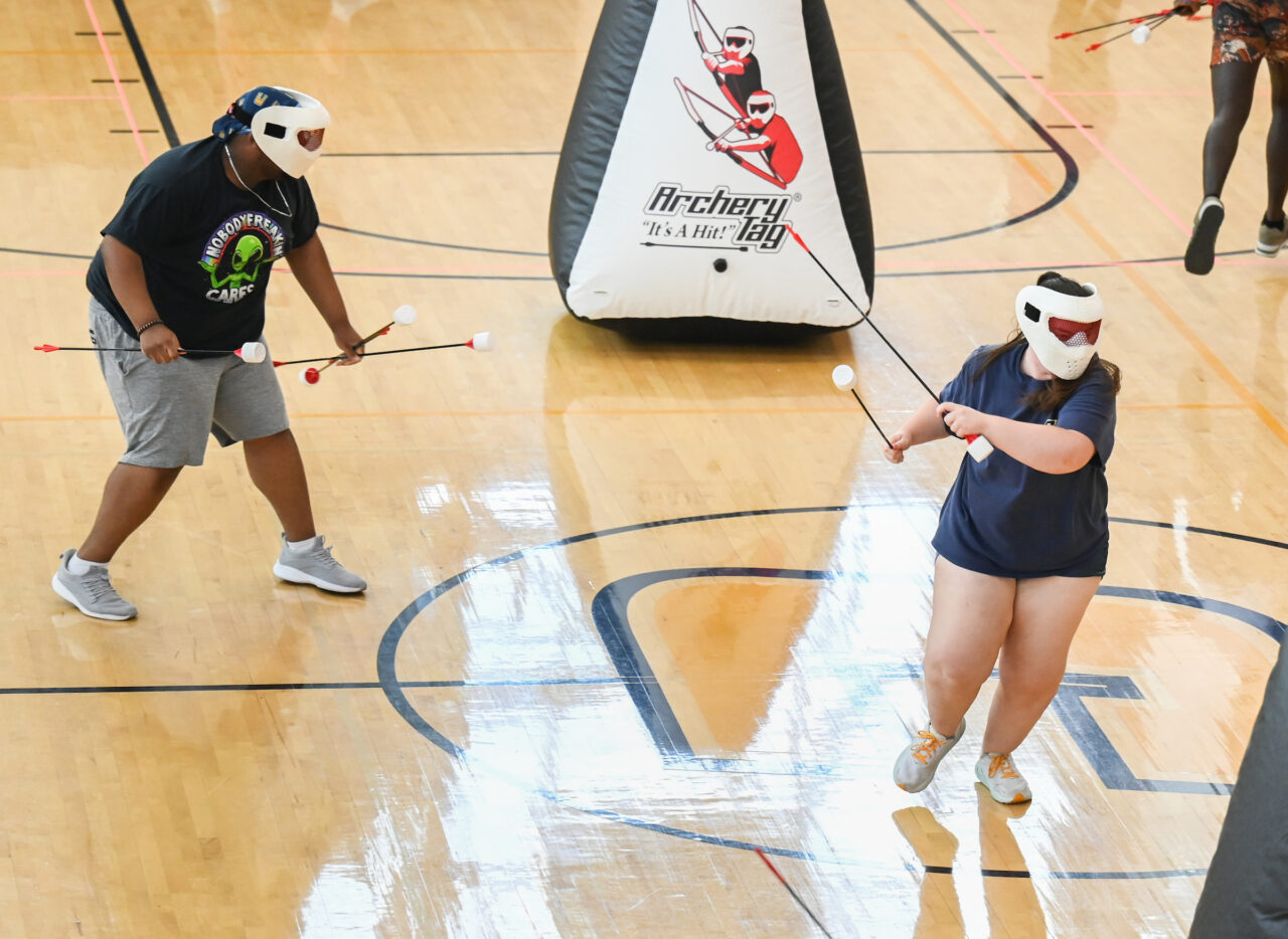 Orientation leaders participate in activities Thursday, June 1, 2023 in the ARC.