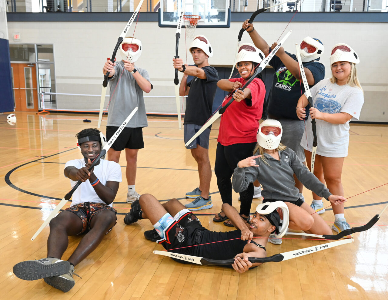 Orientation leaders participate in activities Thursday, June 1, 2023 in the ARC.