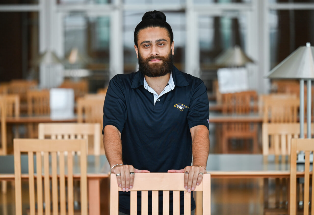 Jawaad Sheikh, a full-time UTC undergraduate admissions counselor based in Atlanta, earned a bachelor’s degree in biology in 2016 and a master’s in public health in 2022. 