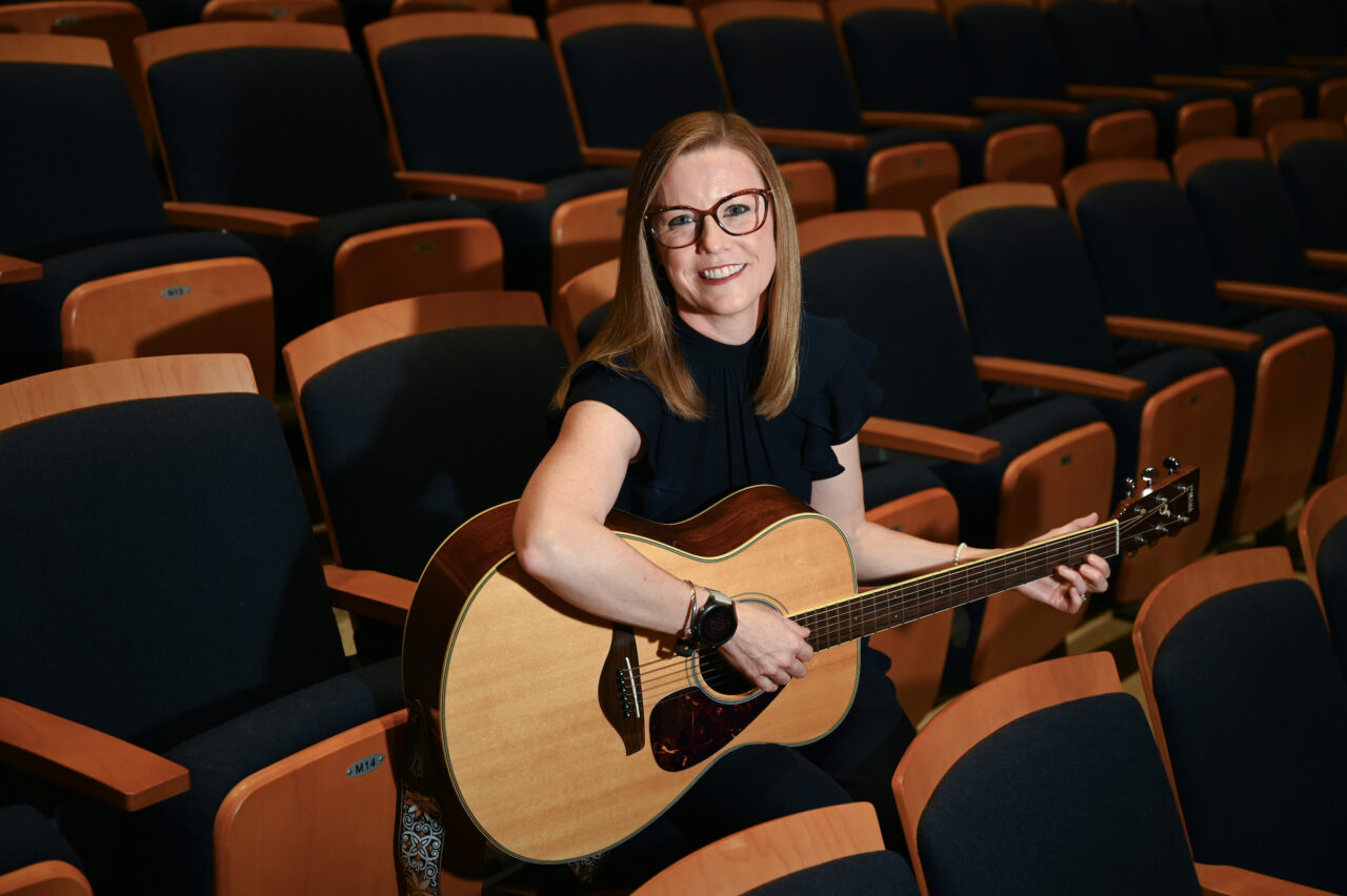 Katherine Goforth Elverd joined the UTC faculty in 2019 to start a music therapy degree program. Photo by Angela Foster.