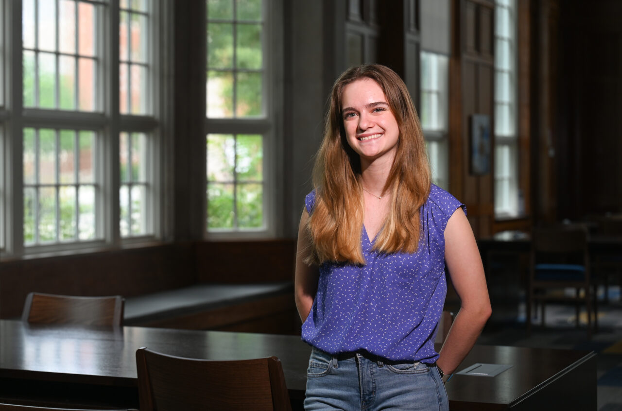 Sophomore Gillian Morton was one of five UTC undergraduates to attend this summer’s HBCU Wellness Project at Meharry Medical College in Nashville. Photo by Angela Foster.