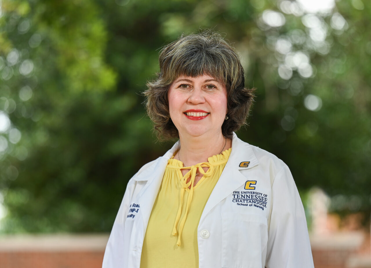 Dr. Amber Roaché, assistant professor and coordinator of the UTC Nurse Practitioner concentration. Photo by Angela Foster.