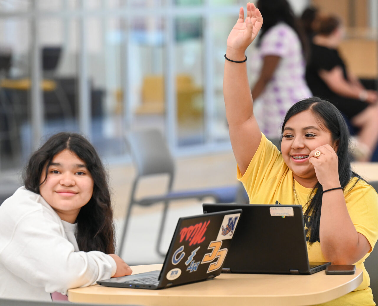 University High students participate in activities Wednesday, Aug. 9, 2023 during their first day on campus.