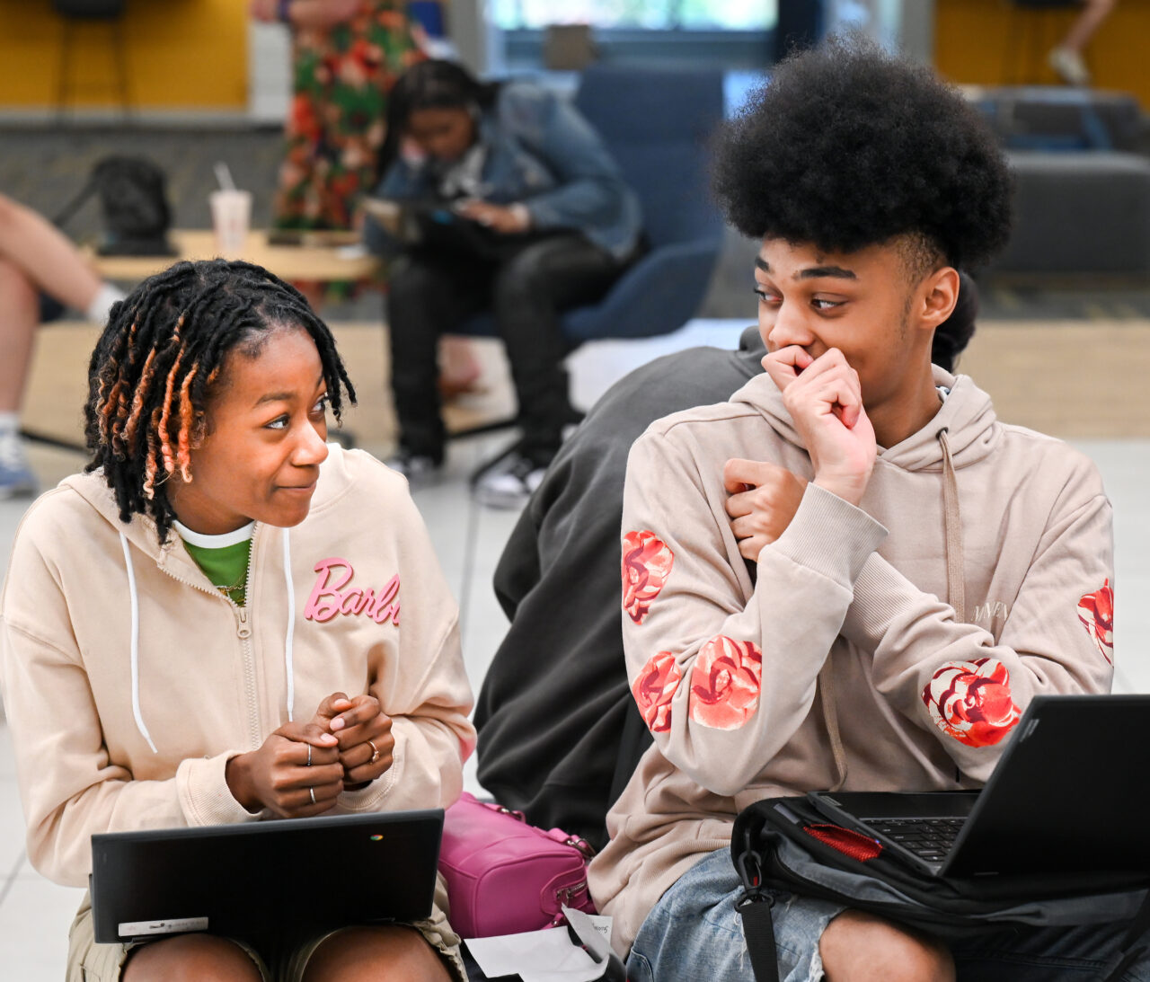 University High students participate in activities Wednesday, Aug. 9, 2023 during their first day on campus.
