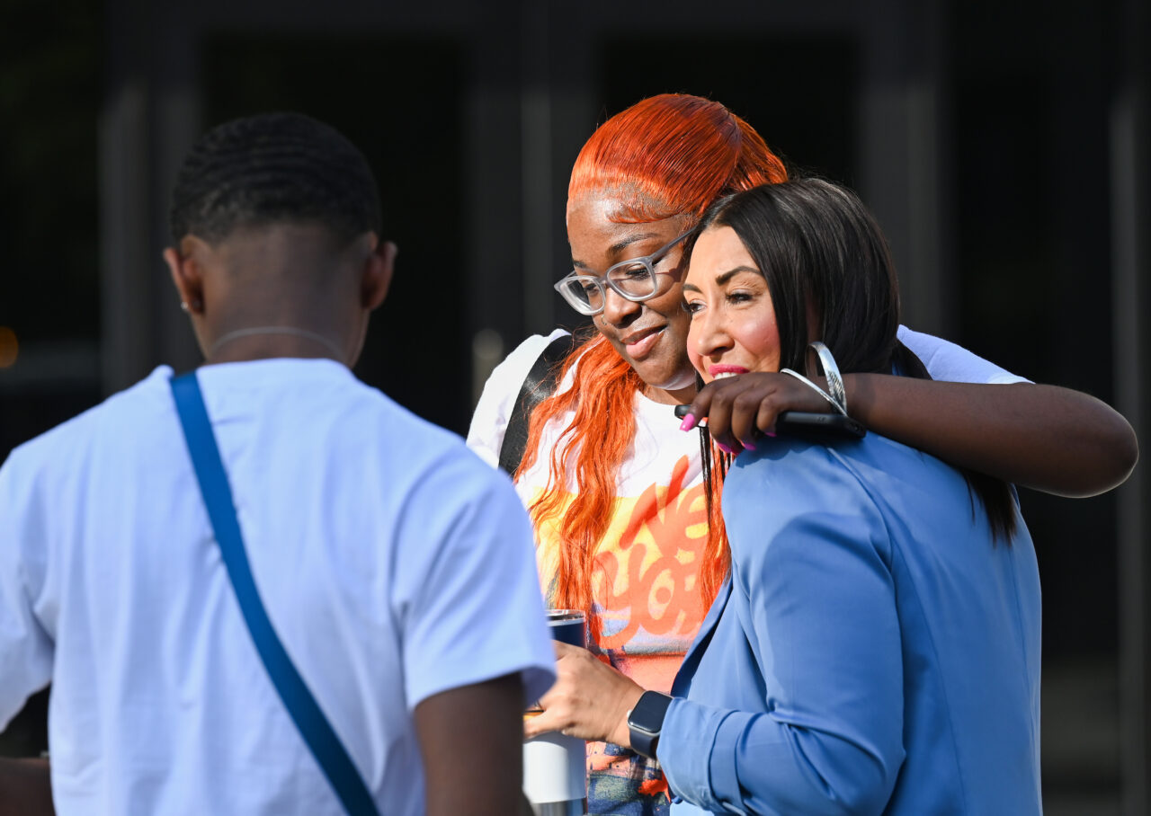University High students participate in activities Wednesday, Aug. 9, 2023 during their first day on campus.