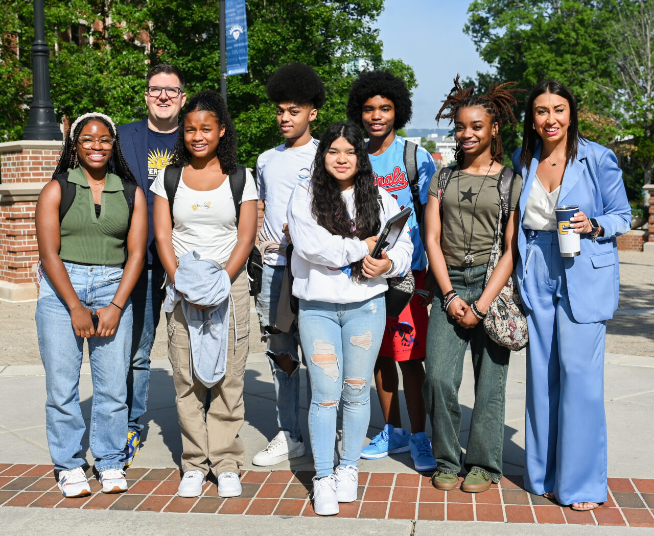University High students participate in activities Wednesday, Aug. 9, 2023 during their first day on campus.