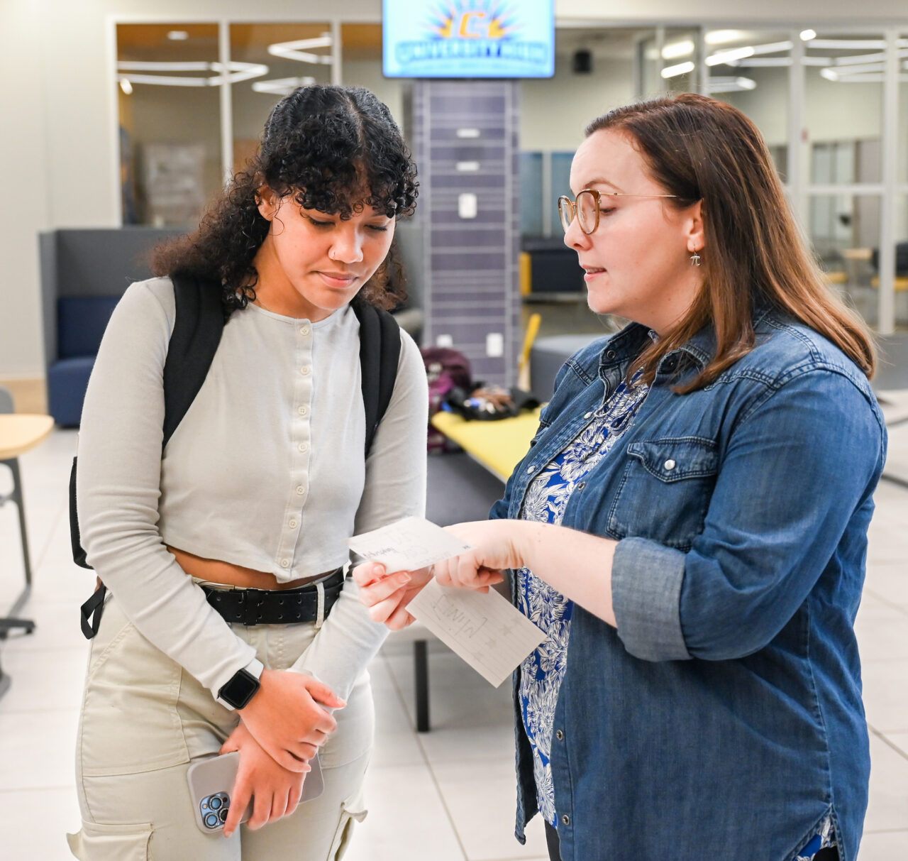 University High students participate in activities Wednesday, Aug. 9, 2023 during their first day on campus.