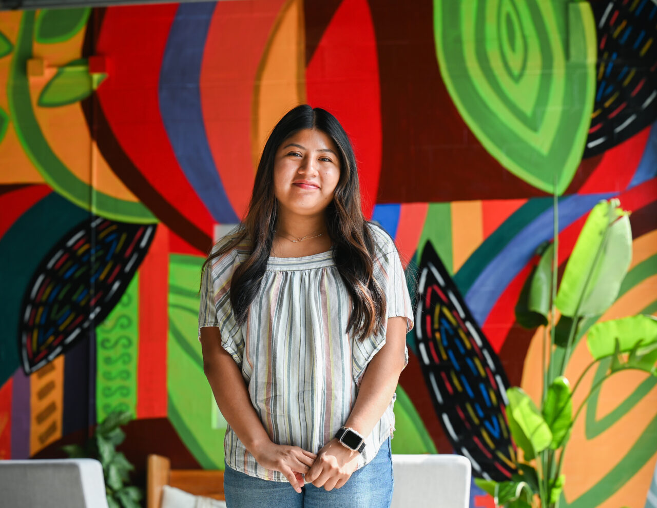 Wendy Reynoso, a 2022 graduate of UTC, is now an associate case manager at La Paz Chattanooga. La Paz will use its voice to help promote Spanish-language tours of the UTC campus.