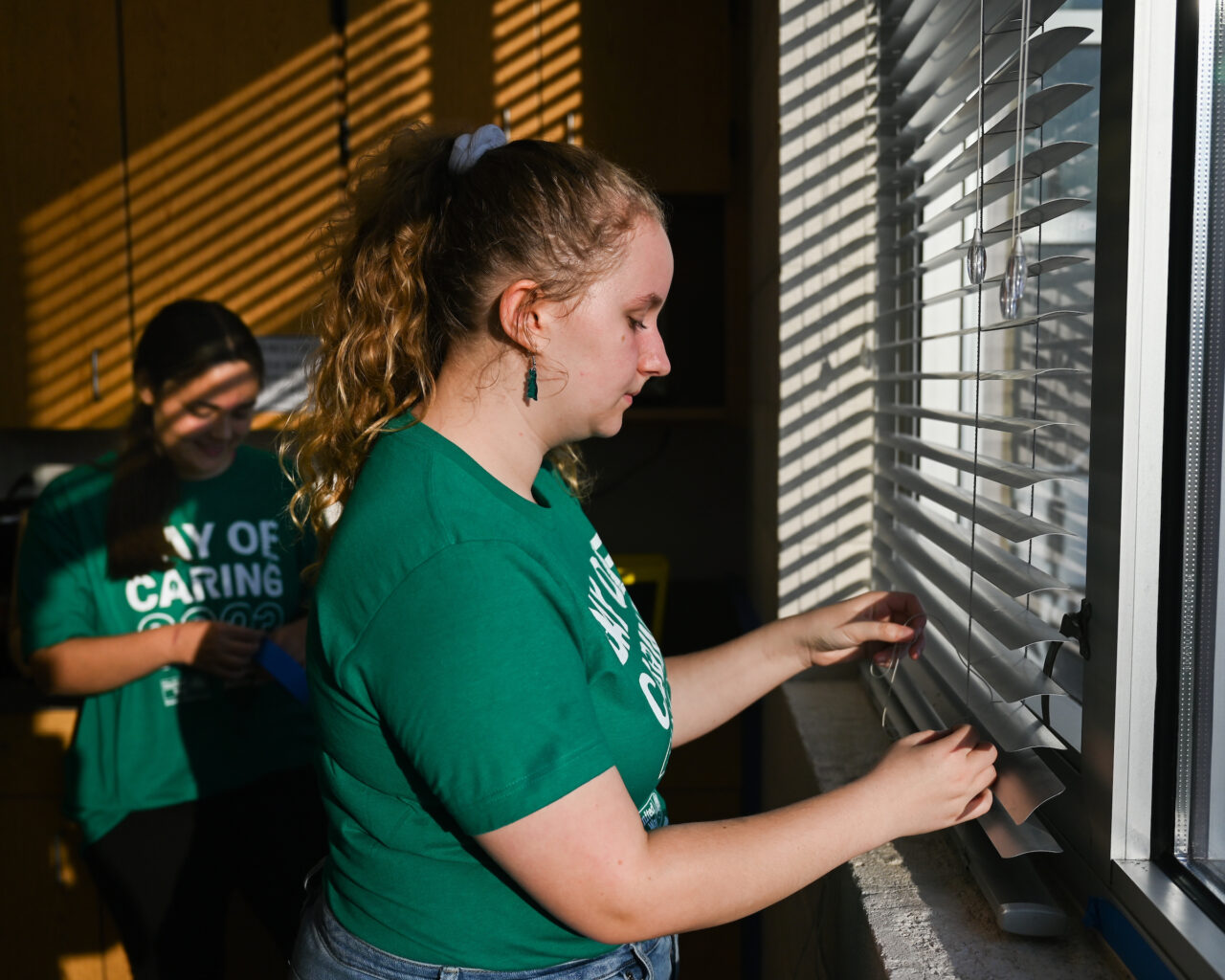 Students work Friday, Sept. 22, 2023 at Hixson Middle School and the Chattanooga Zoo as part of Day of Caring.