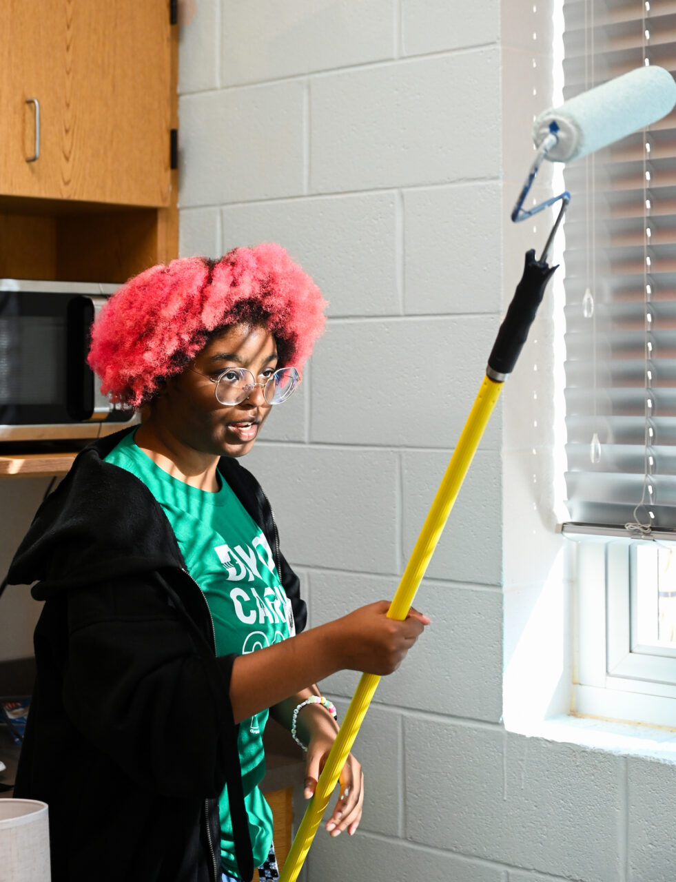 Students work Friday, Sept. 22, 2023 at Hixson Middle School and the Chattanooga Zoo as part of Day of Caring.