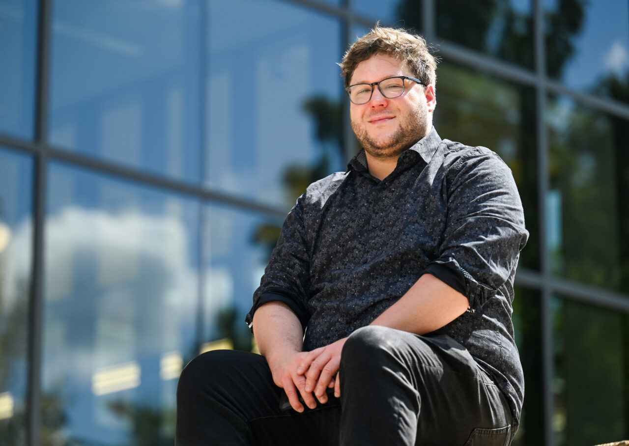 Assistant Professor of Poetry Justin Wymer will be among the participants in the upcoming Meacham Writers' Workshop. Photo by Angela Foster.