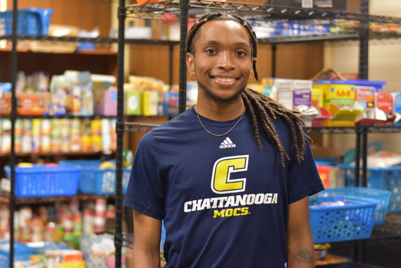 Isaiah Southern has always been a determined student. A Psychology major and president of Club Tennis at UTC, Isaiah is harnessing his shots at creating the life and career he envisions. Yet, like many students, his journey has had challenges leading him to Scrappy’s Cupboard. Click on the photo to learn Isaiah's story.