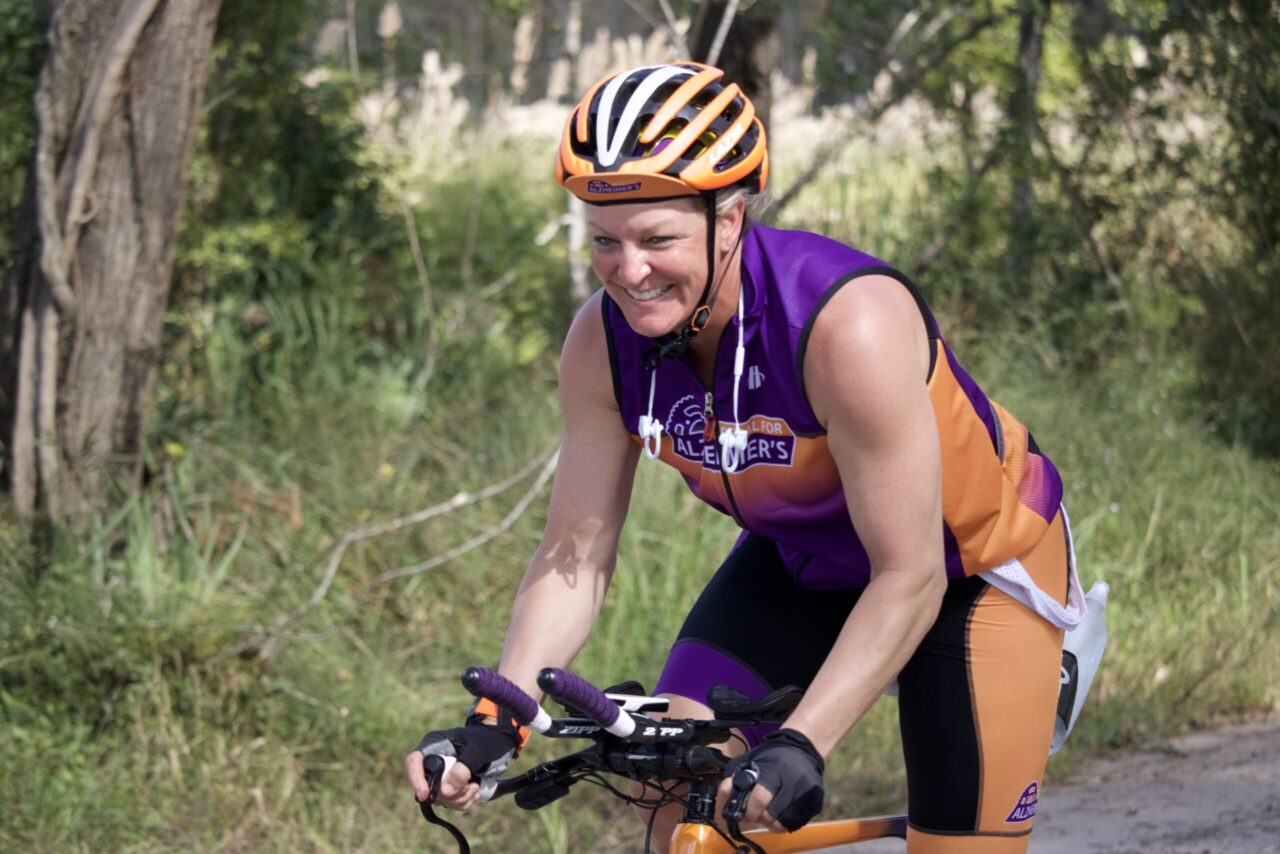 Basketball Hall of Famer Michelle Marciniak is among the Summitt Cyclists currently on a 1,098-mile, 12-day Pedal for Pat charity cycling trek. The tour will bring them to the UTC campus on Wednesday, Sept. 20.