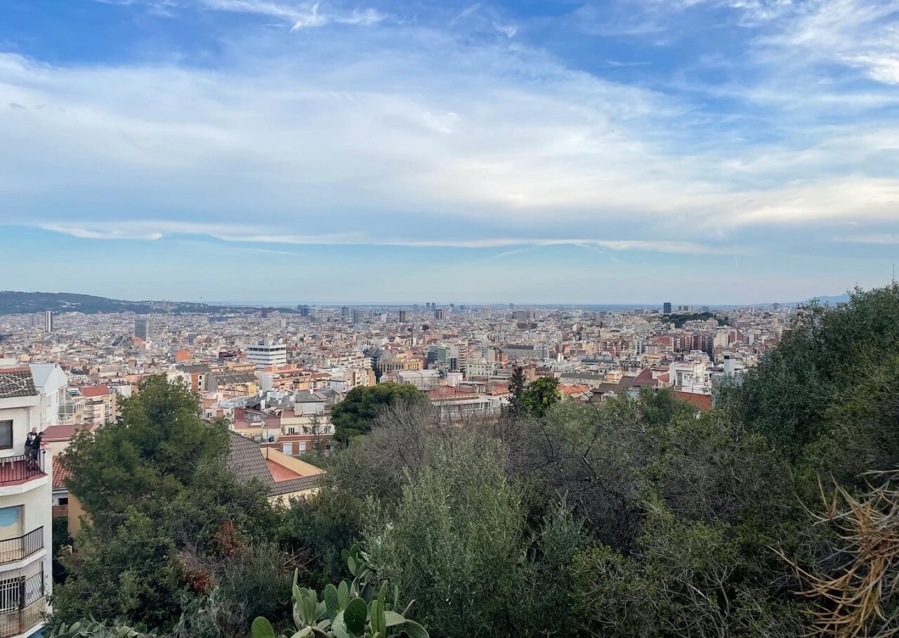 Photo taken from Park Güell by Bethany Cothran.
