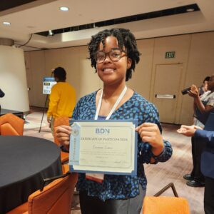Breanna Evans (photo credit: Dr. Gail Dawson)