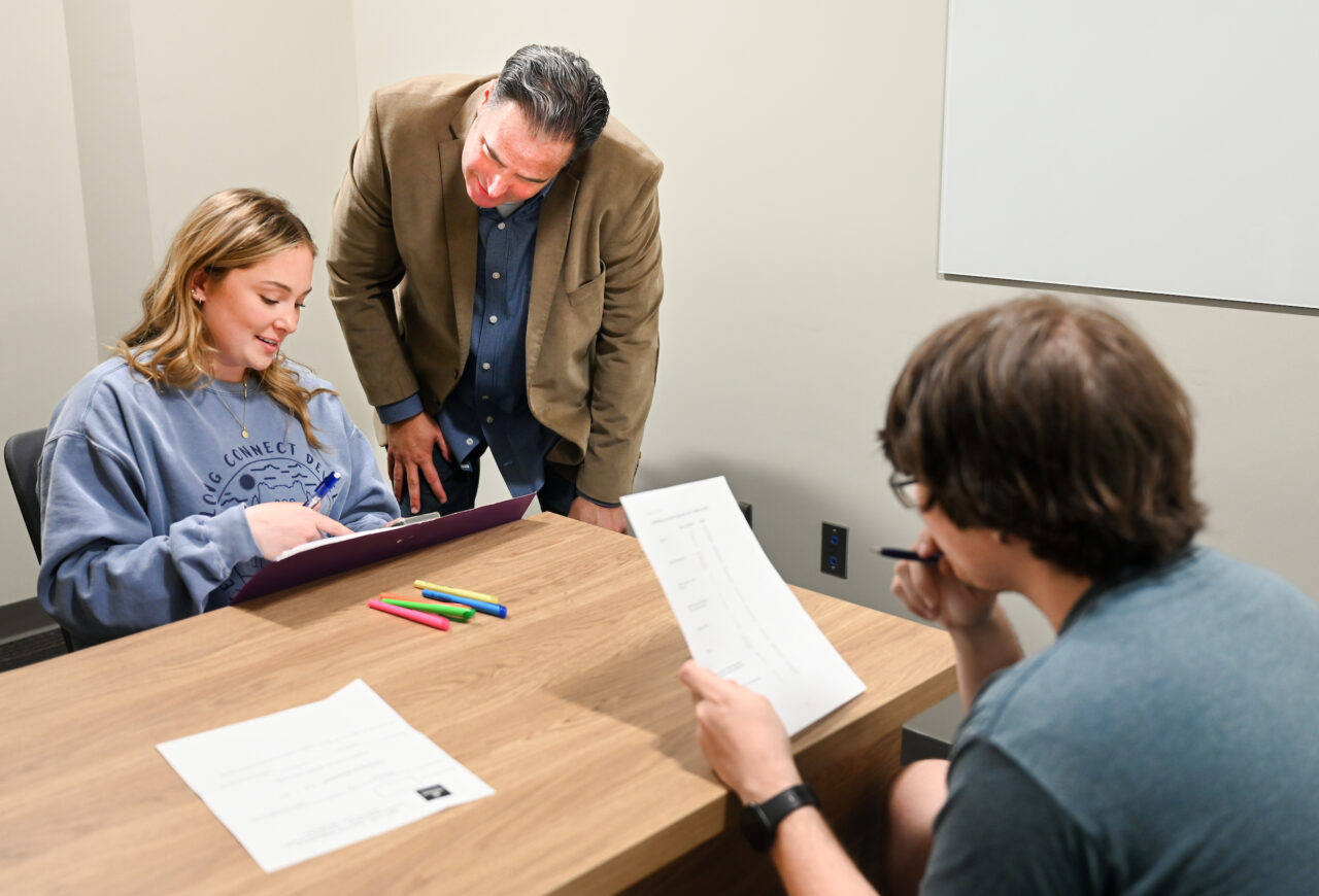 “As we like to say: It’s to feel the pressure of being under the lights,” said Dr. Chris Plouffe, Gary W. Rollins Endowed Chair and professor of sales who led the creation of the Sales Institute and is its managing director. 