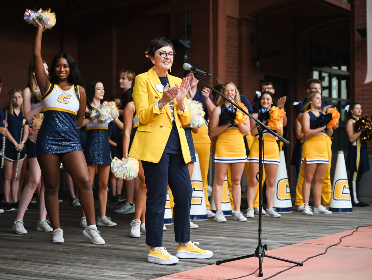 Community Pep Rally, Friday, Oct. 6, 2023 at Miller Plaza.