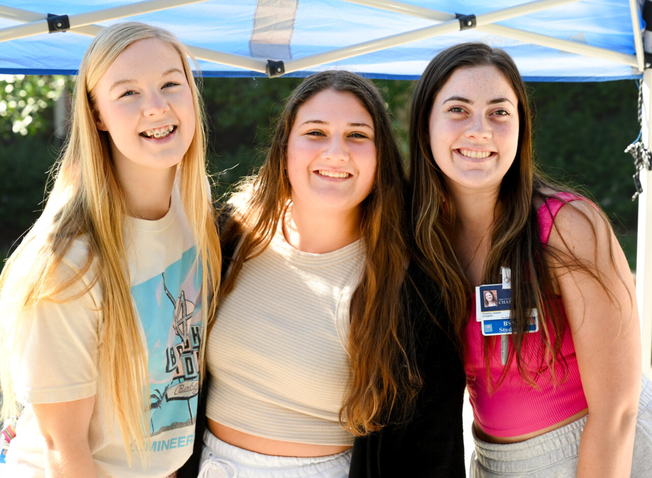 Homecoming information tables, Monday, Oct. 2, 2023.