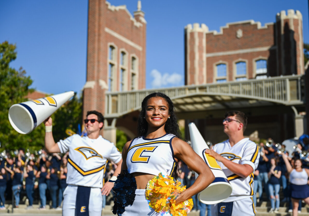 Homecoming pep rally and contestants, Monday, Oct. 2, 2023 at Chamberlain Field.