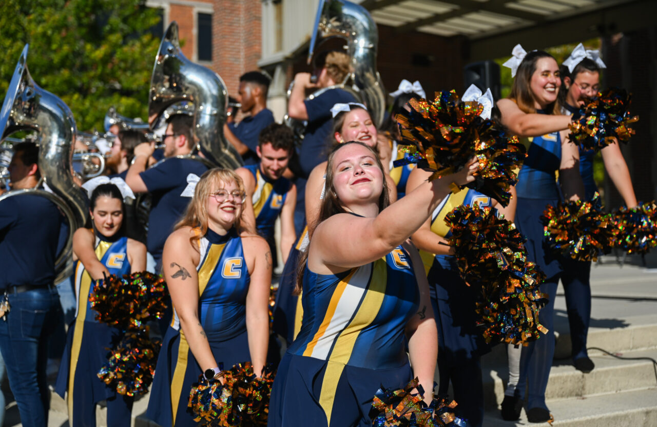 Homecoming pep rally and contestants, Monday, Oct. 2, 2023 at Chamberlain Field.