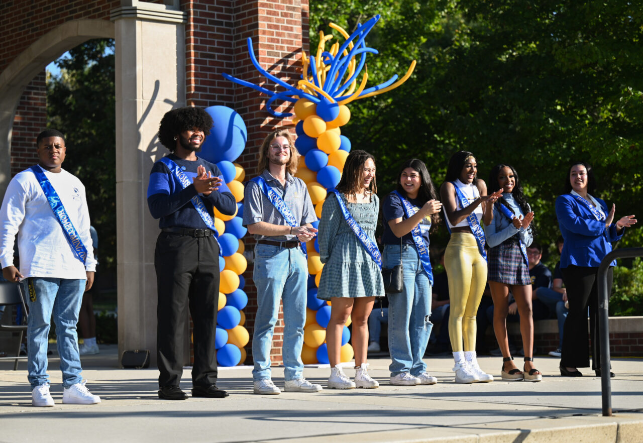 Homecoming pep rally and contestants, Monday, Oct. 2, 2023 at Chamberlain Field.