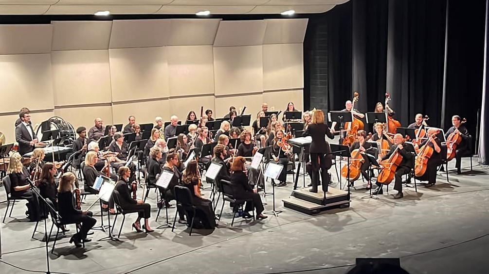 The UTC Symphony Orchestra is led by conductor Sandy Morris.