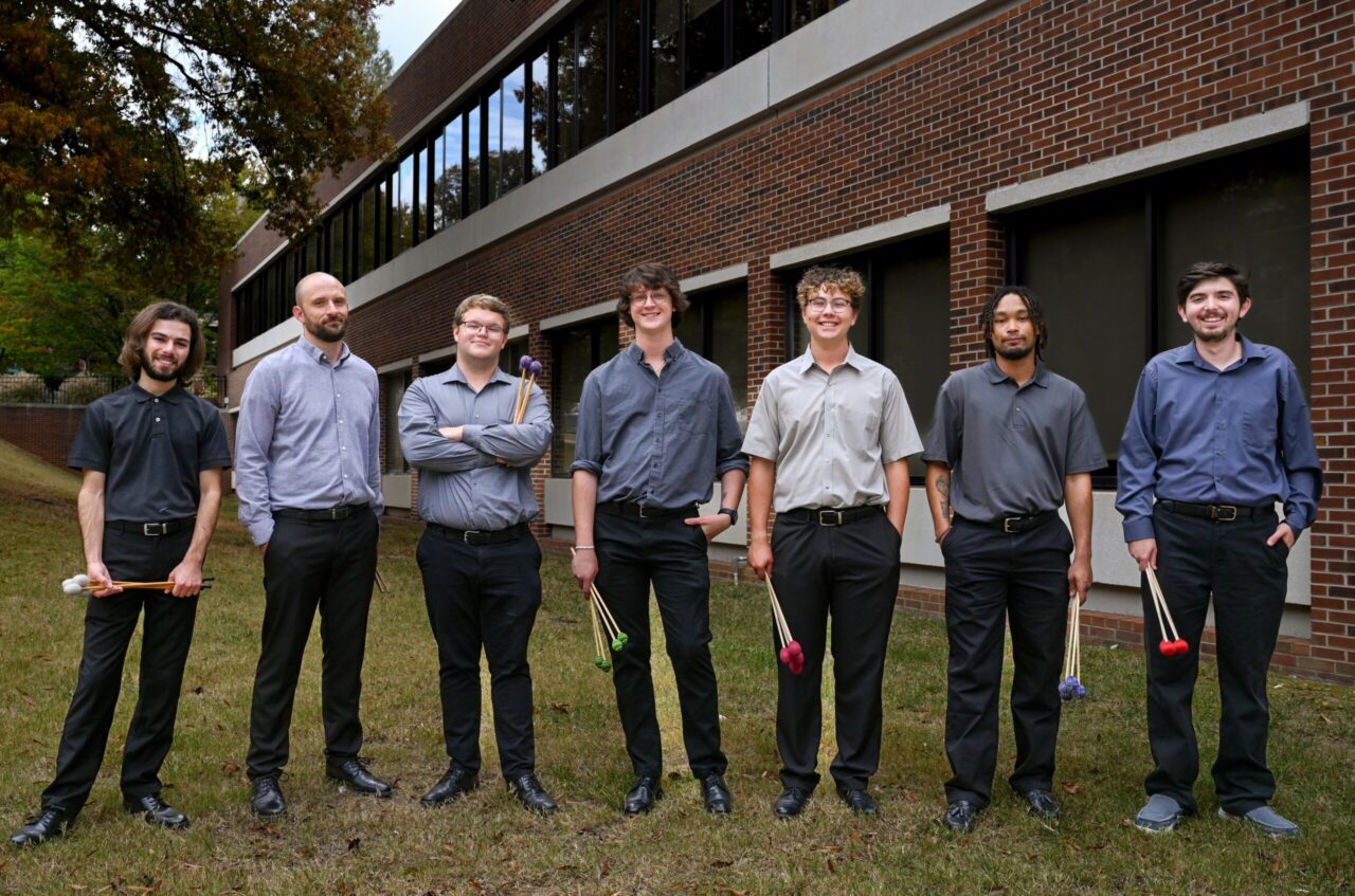 From left: Lucas Marsicano, Scott Keil, Logan Brown, Trevor Kight, Corbin Winters, Roland Pullen and Colton Brown. Not pictured: Denver Trent and Ian Villarubia. Photo courtesy of Ethan McDaniel.