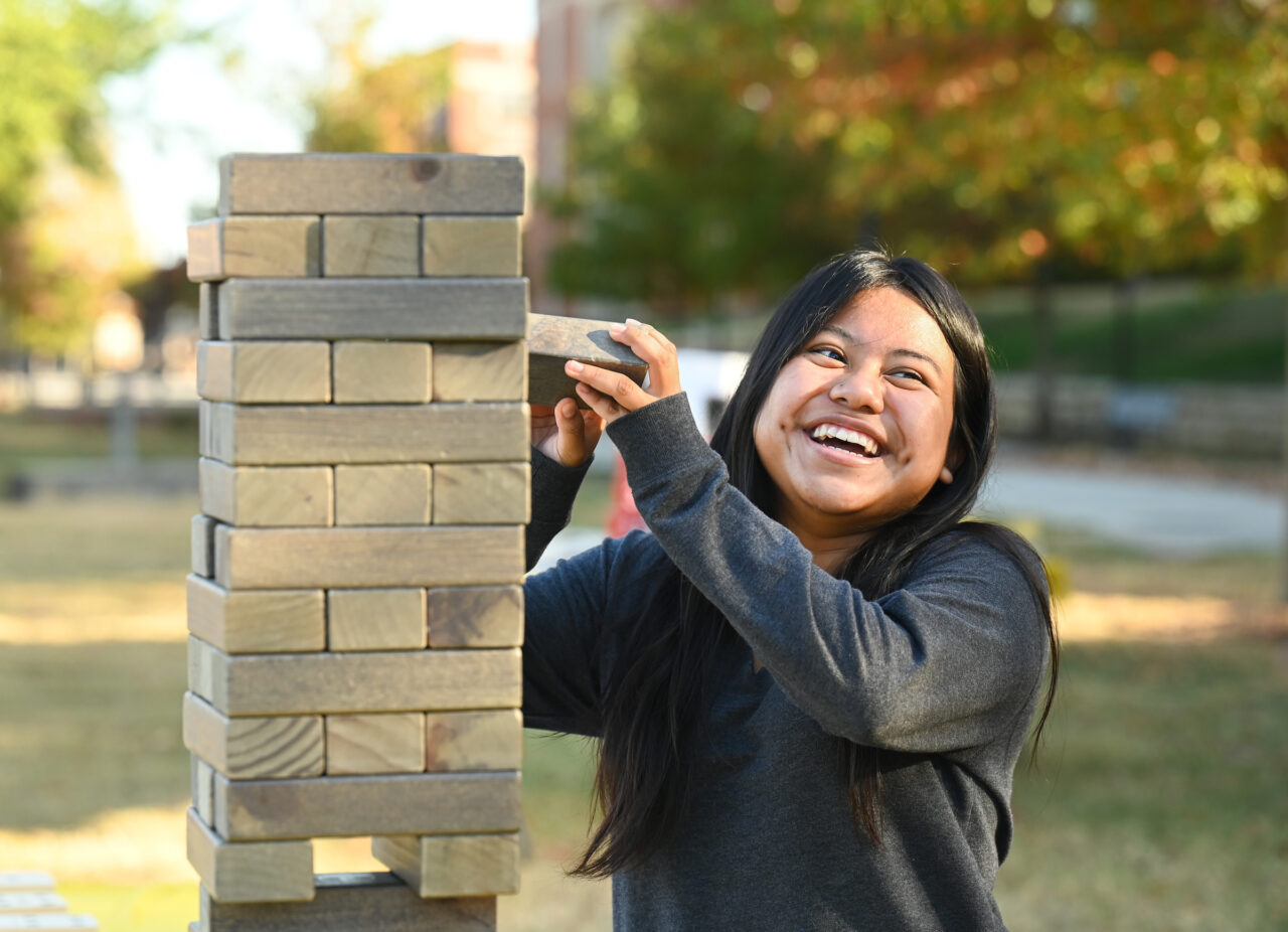 First Gen Week kickoff, Monday, Nov. 6, 2023, on Oak Street.