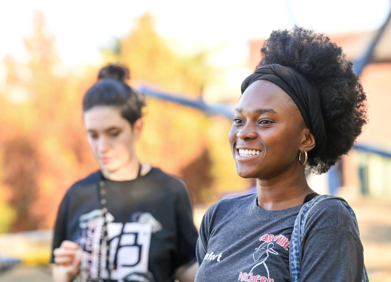 First Gen Week kickoff, Monday, Nov. 6, 2023, on Oak Street.