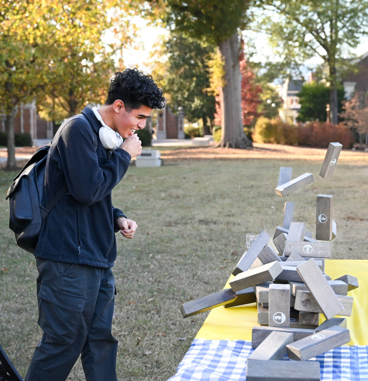 First Gen Week kickoff, Monday, Nov. 6, 2023, on Oak Street.