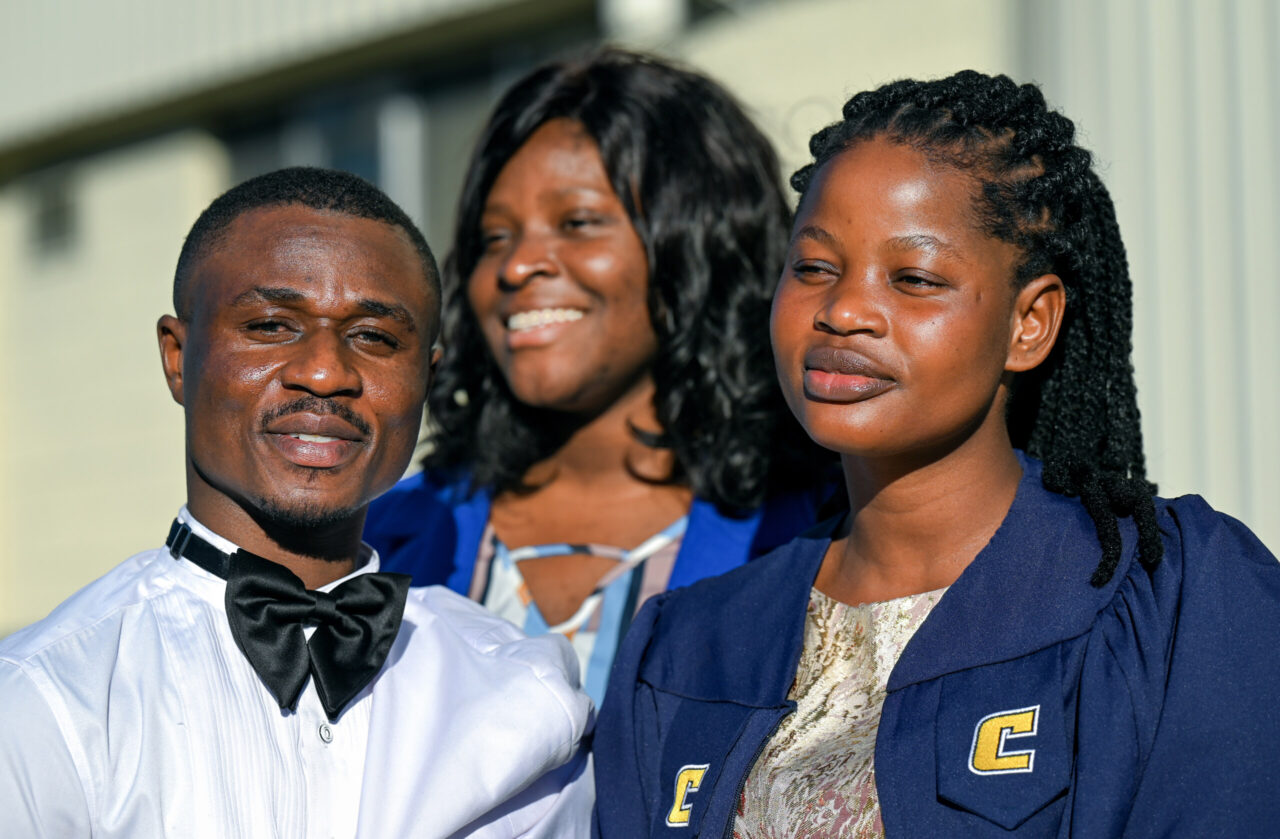 Students participate in the Graduate School commencement Friday, Dec. 15, 2023 in McKenzie Arena.